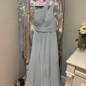 Azazie one shoulder bridesmaid dress